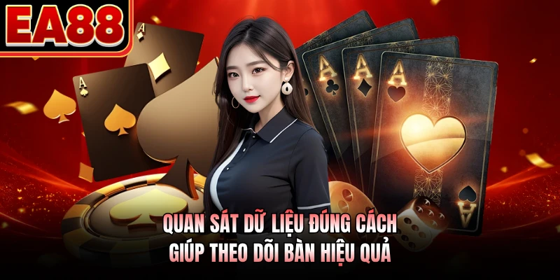 Quan sát dữ liệu đúng cách giúp theo dõi bàn hiệu quả
